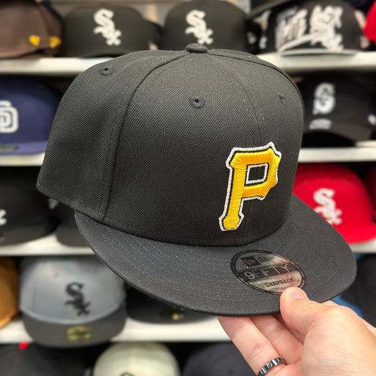 New Era Pittsburgh Pirates 'Retro Logo' Black/Yellow Vintage 9FIFTY Snapback