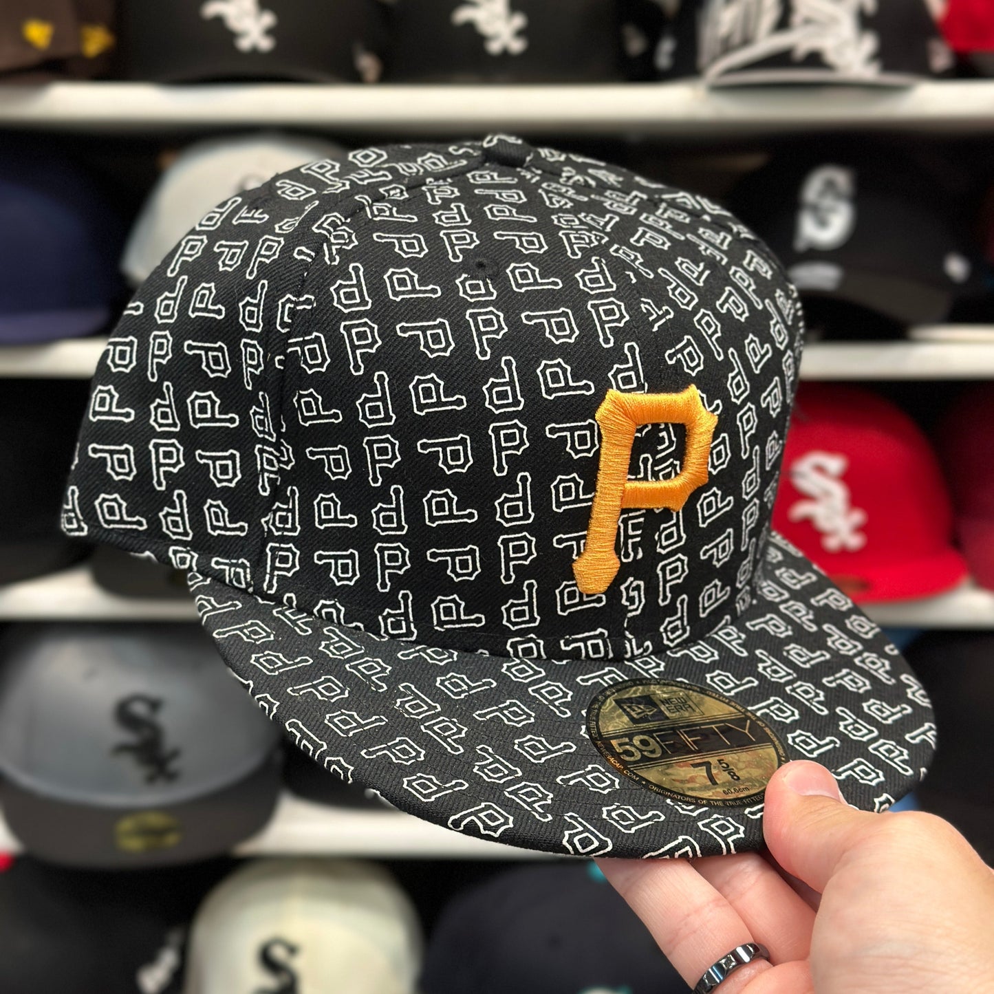 Pittsburgh Pirates NFL Vintage Burst | New Era 59FIFTY Fitted Cap | Size 7 5/8