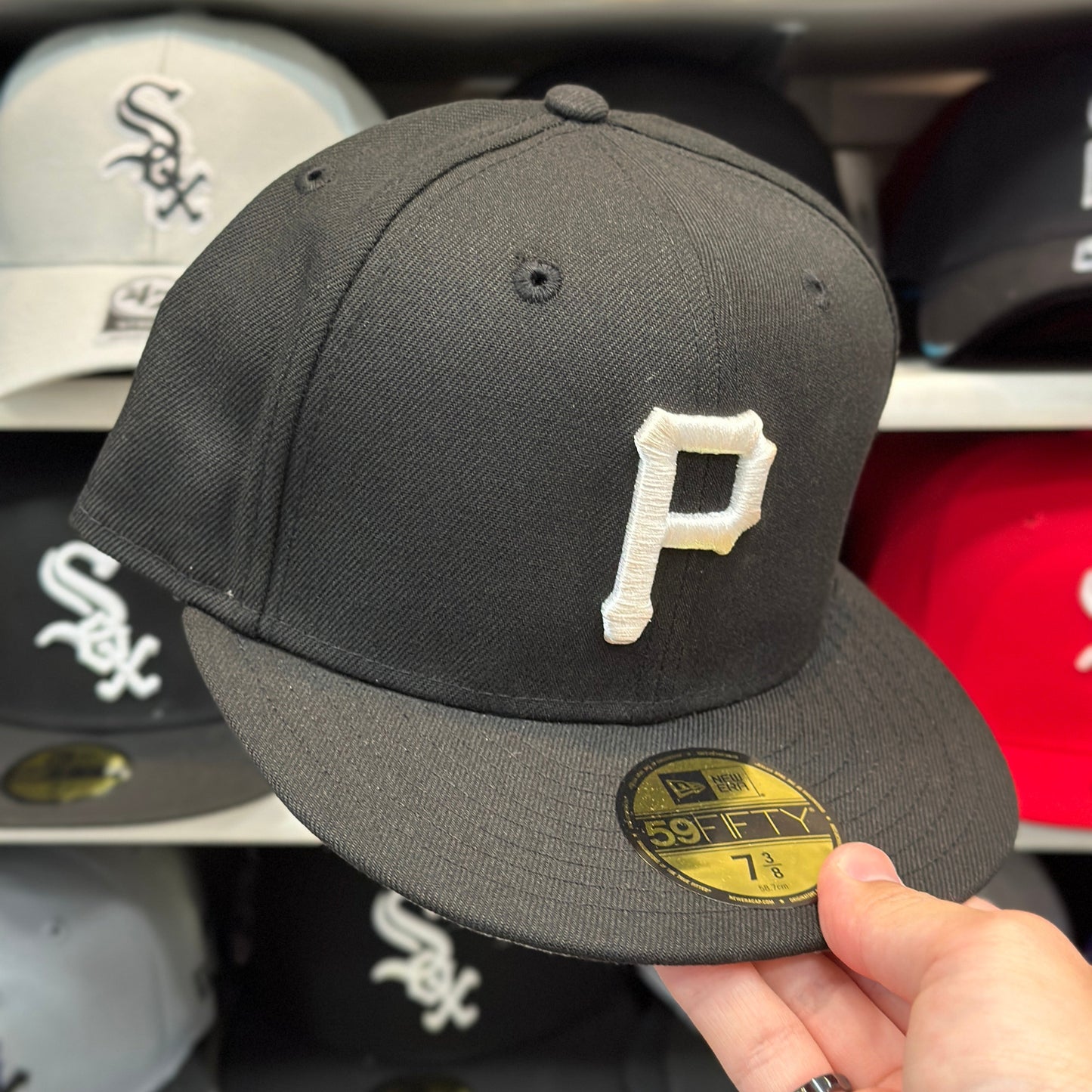 Pittsburgh Pirates NFL White Logo | New Era 59FIFTY Fitted | Multiple Sizes