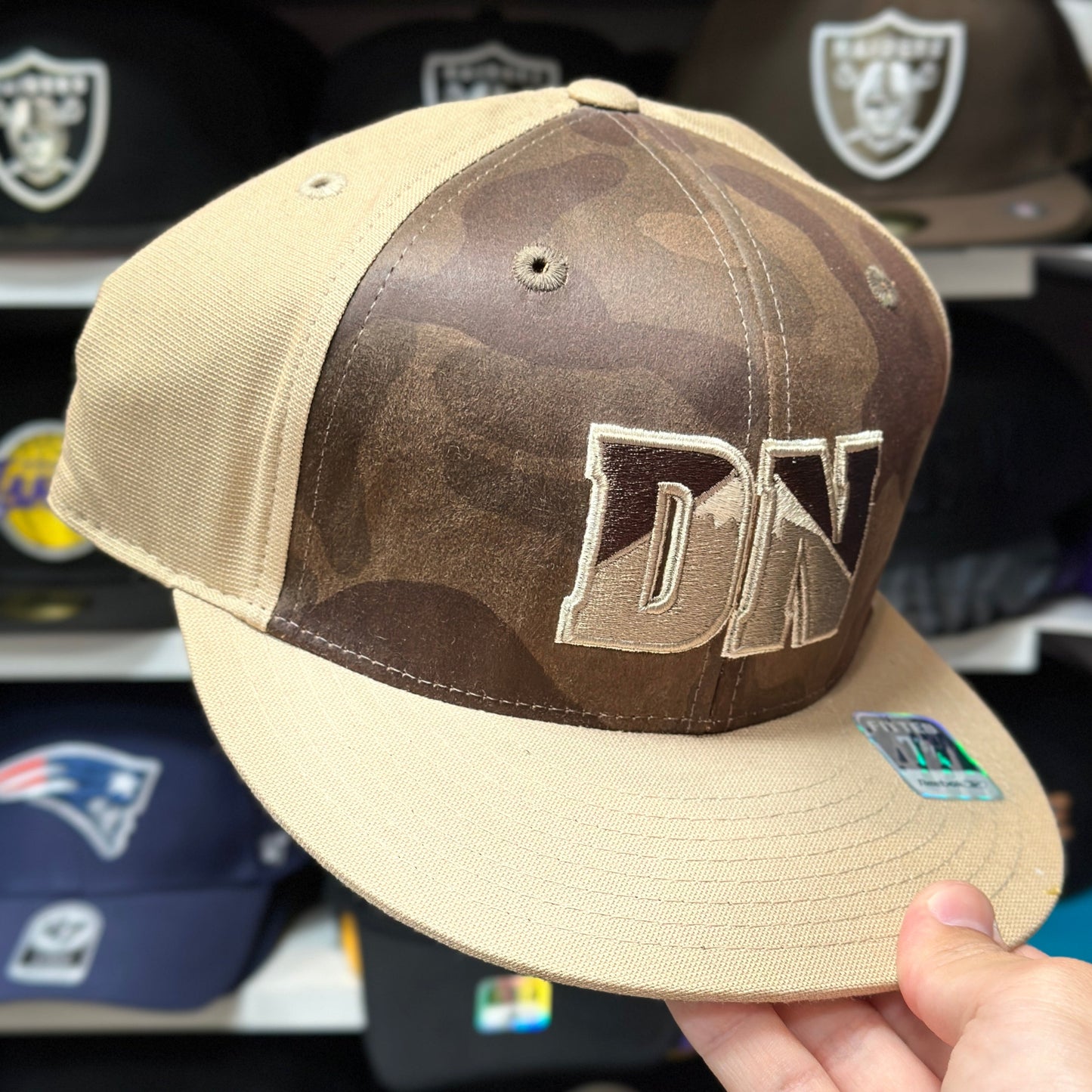 Denver Nuggets NBA Fitted Hat | Vintage Reebok | Tan/Brown | Multiple Sizes