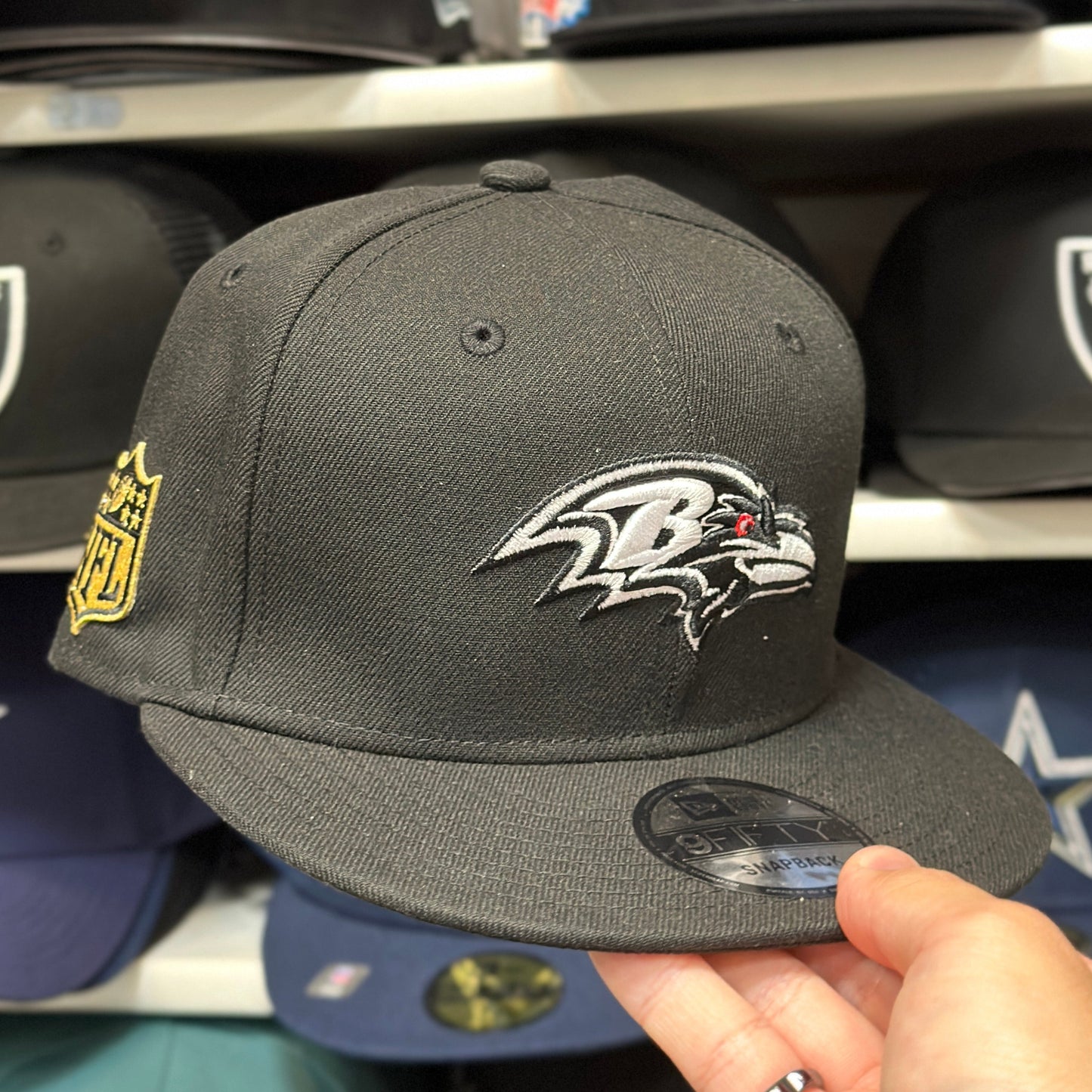 New Era 9FIFTY Baltimore Ravens NFL Snapback Adjustable Snap Black