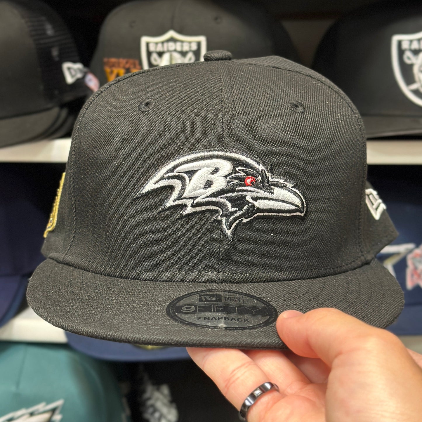 New Era 9FIFTY Baltimore Ravens NFL Snapback Adjustable Snap Black