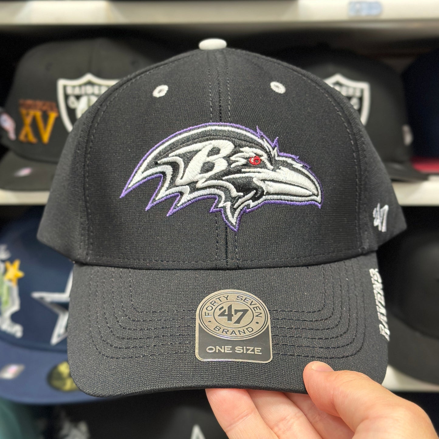 Baltimore Raven NFL Adjustable | '47 Brand, Ball Cap | Black
