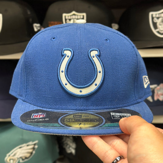 New Era Indianapolis Colts Blue/White 59FIFTY Fitted Hat | Size 7 1/8