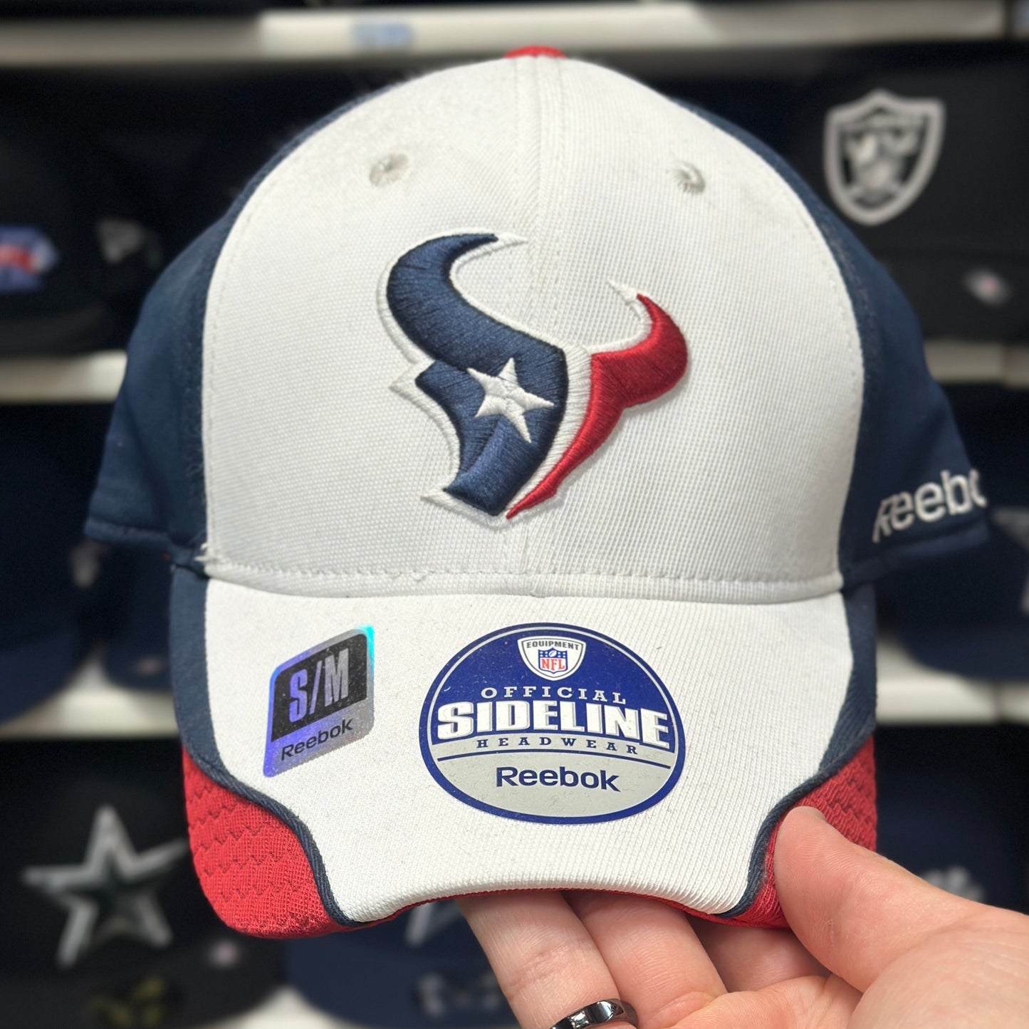 Texas Longhorns NFL Ball Cap | Vintage Reebok Sideline | Black | S/M