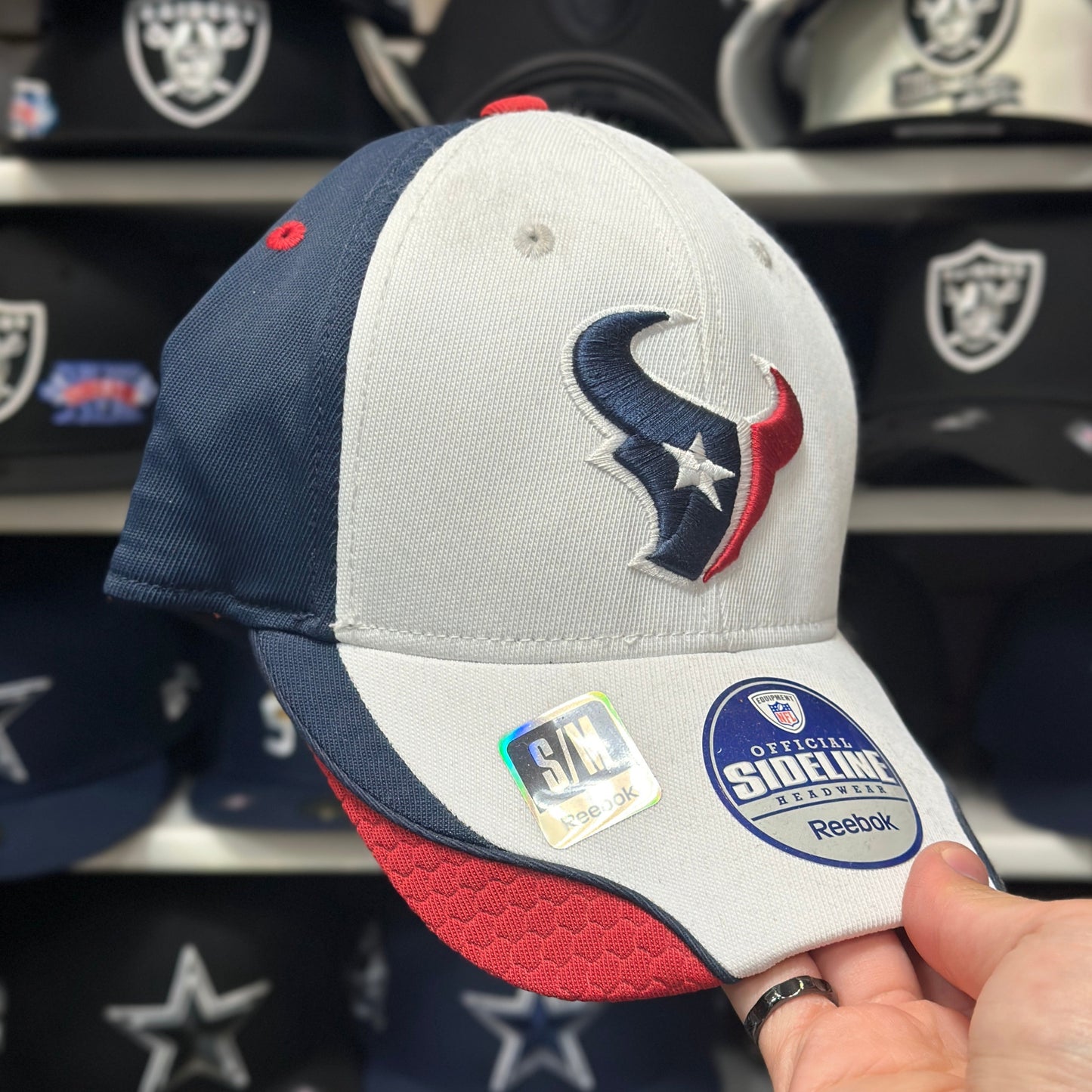 Texas Longhorns NFL Ball Cap | Vintage Reebok Sideline | Black | S/M