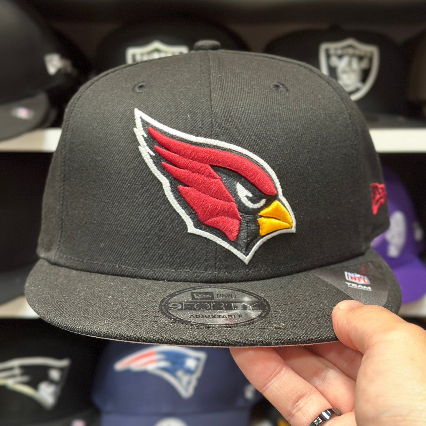 New Era Arizona Cardinals Black 9FIFTY Snapback