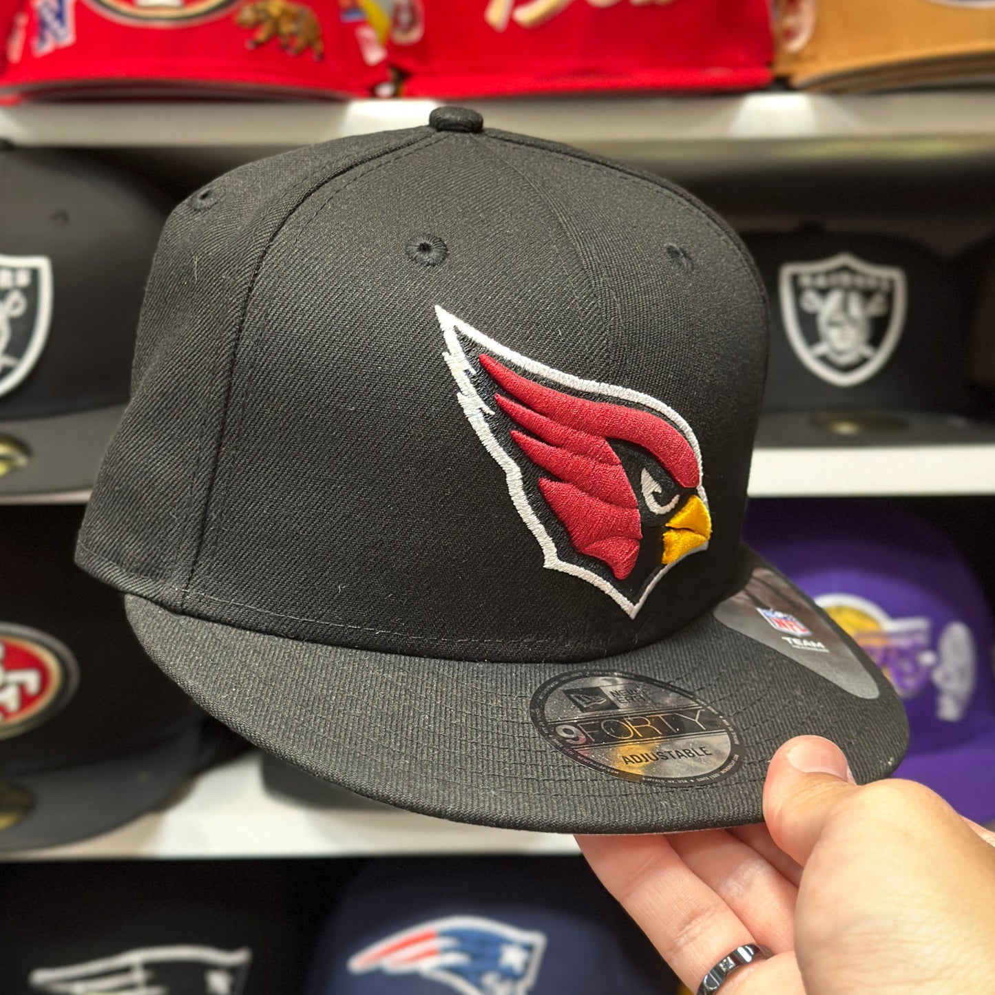 New Era Arizona Cardinals Black 9FIFTY Snapback