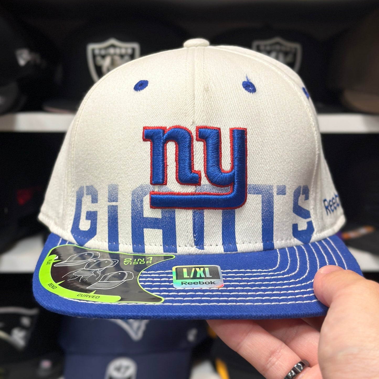 New York Giants Reebok Fitted Hat | Size S/M
