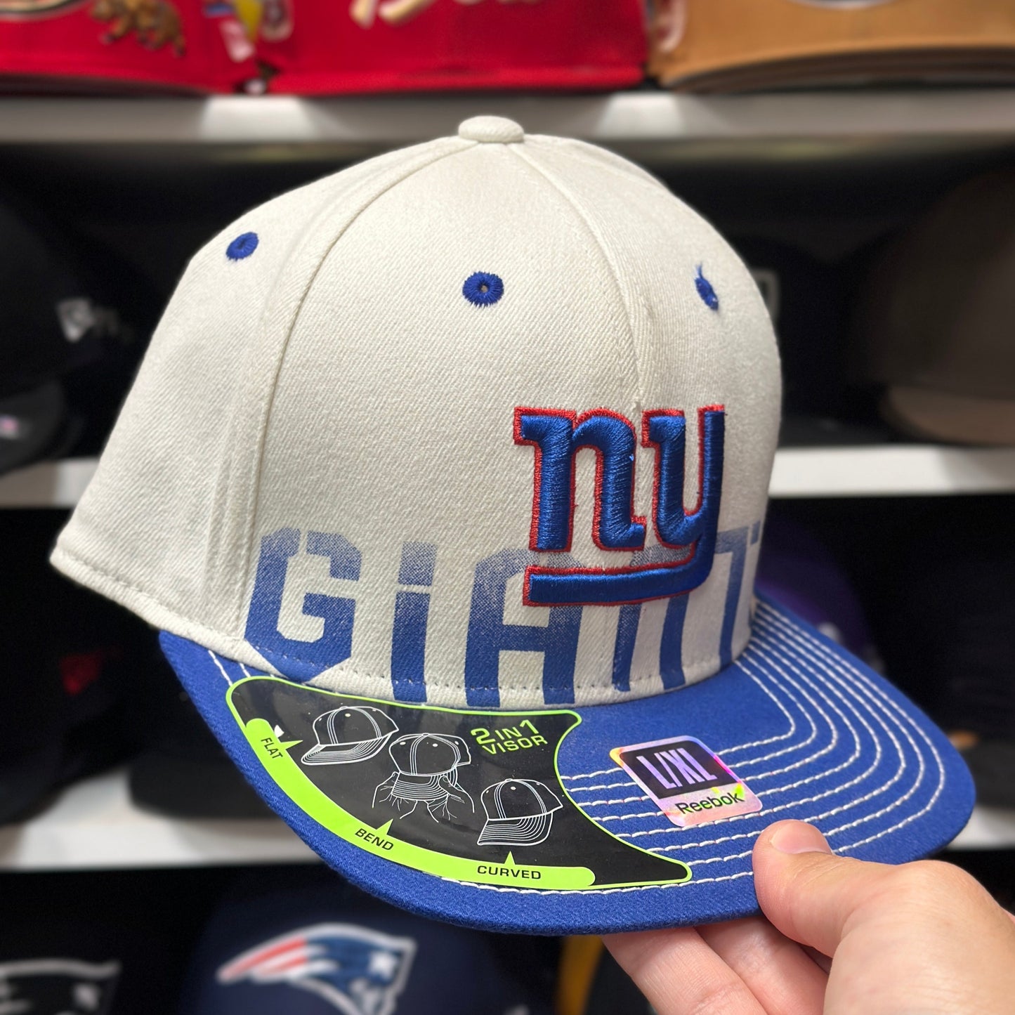 New York Giants Reebok Fitted Hat | Size S/M