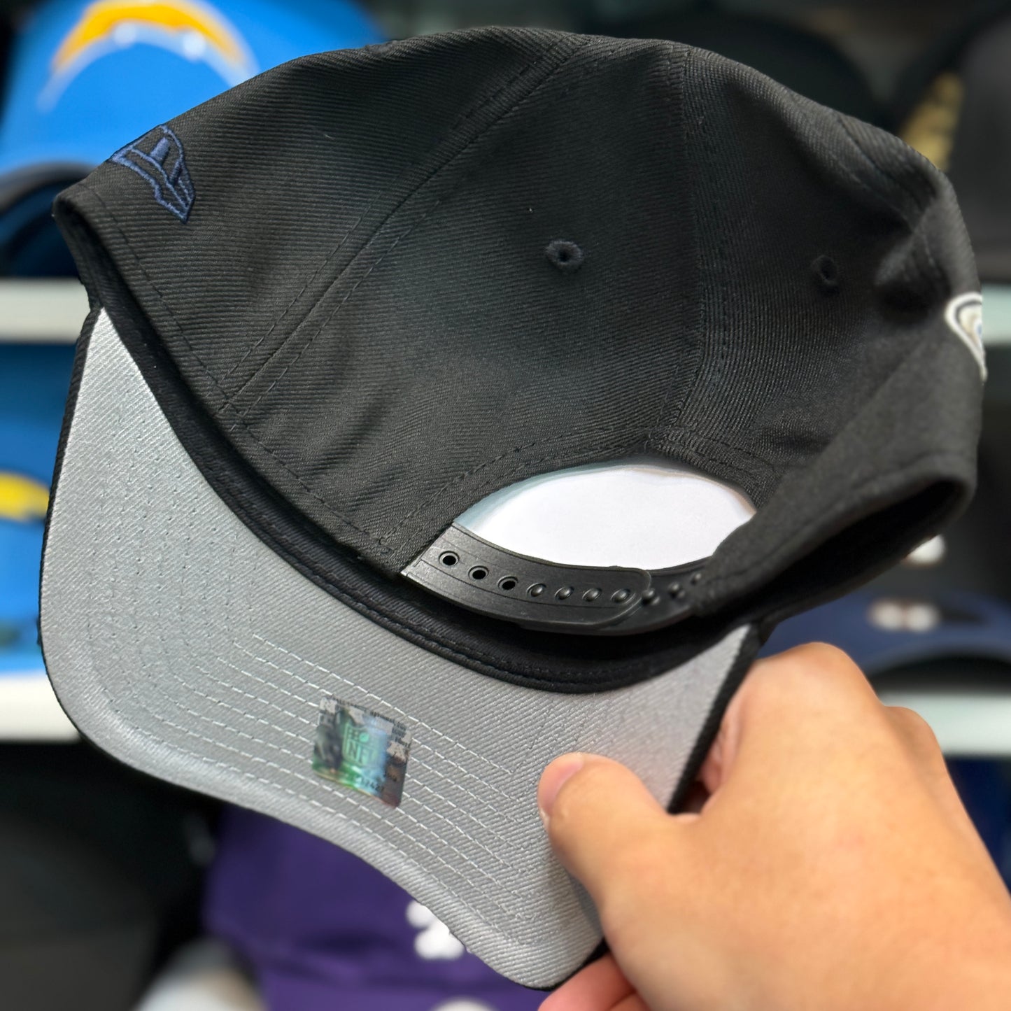New Era Los Angeles Chargers '2001 Draft' A-Frame Electric Blue 9FORTY Snapback