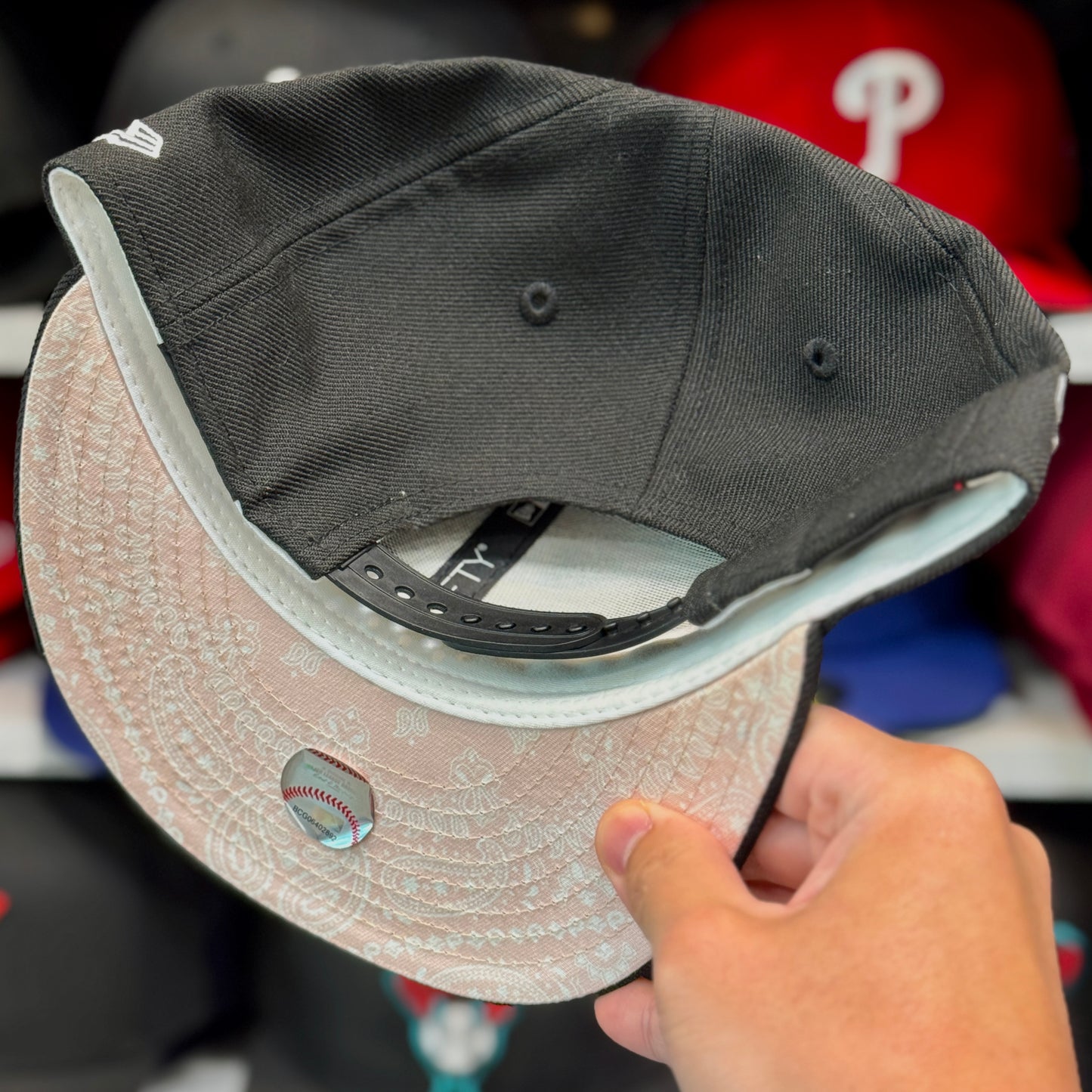 New Era Boston Red Sox 'Pink Paisley' Under-brim 9FIFTY Snapback