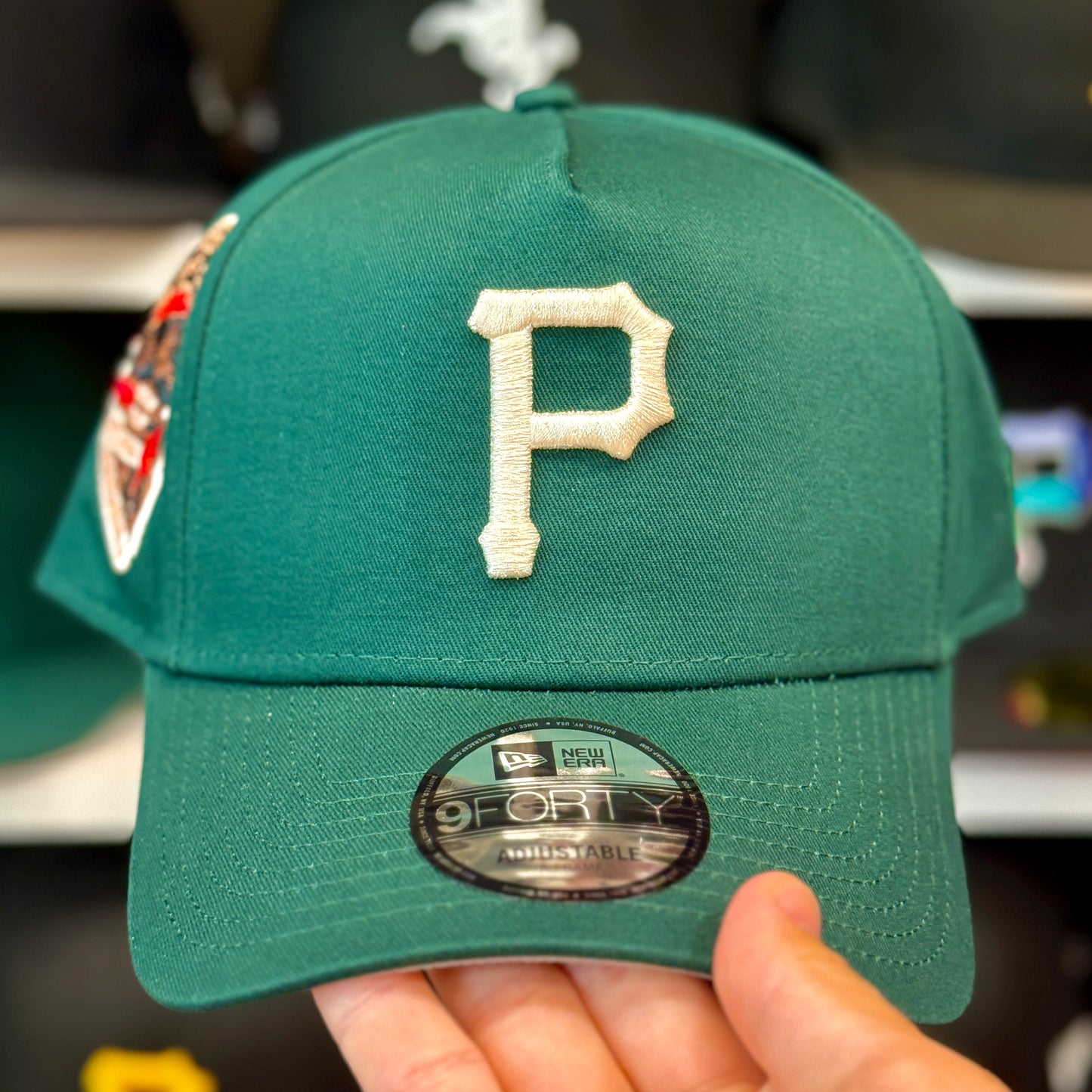 New Era Pittsburgh Pirates 'All Star Game' A-Frame 9FORTY Snapback Forest Green