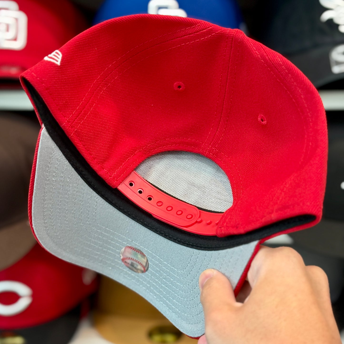 New Era San Diego Padres A-Frame Red/White 9FORTY Snapback