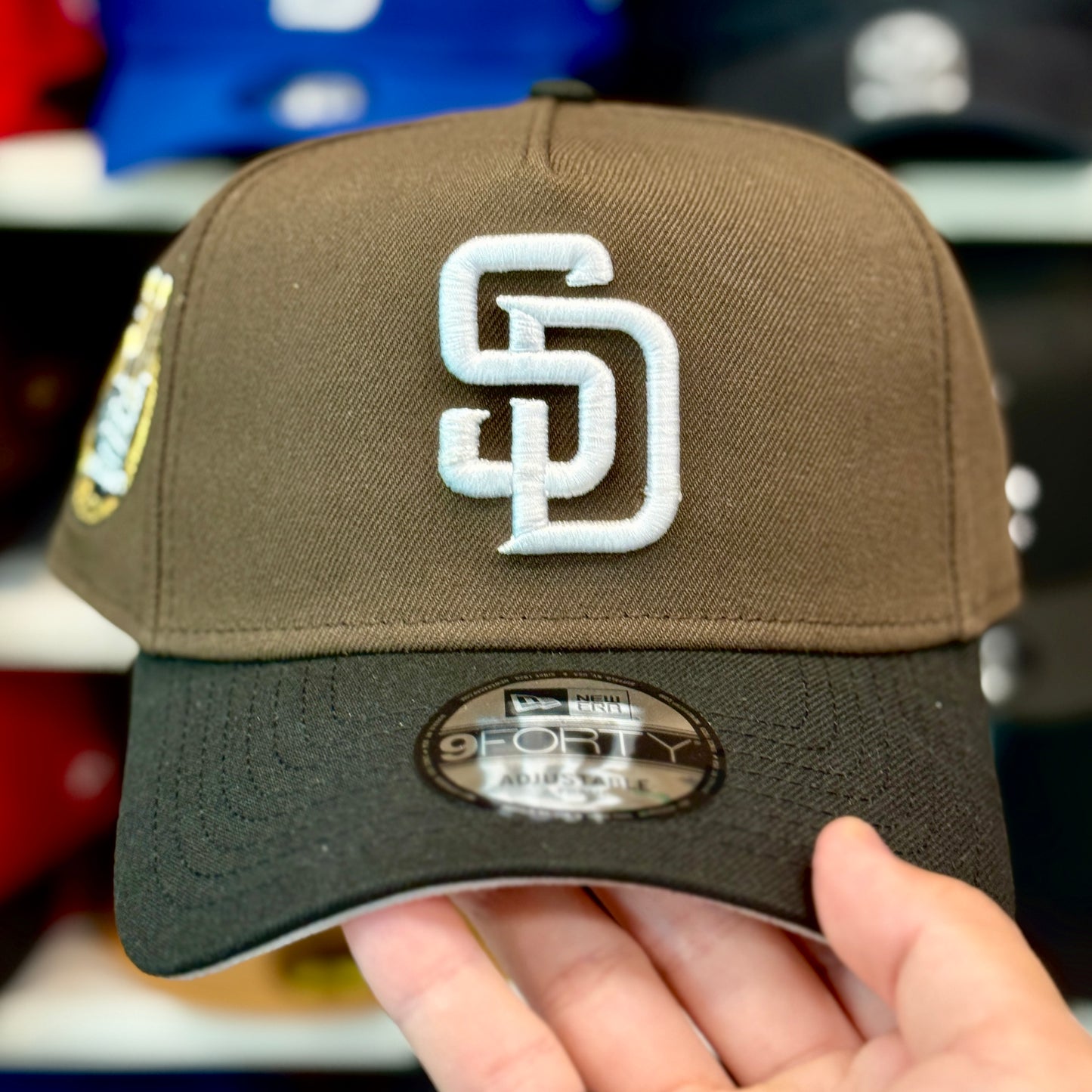 New Era San Diego Padres '20th Anniversary' A-Frame 9FORTY Snapback Brown/Black