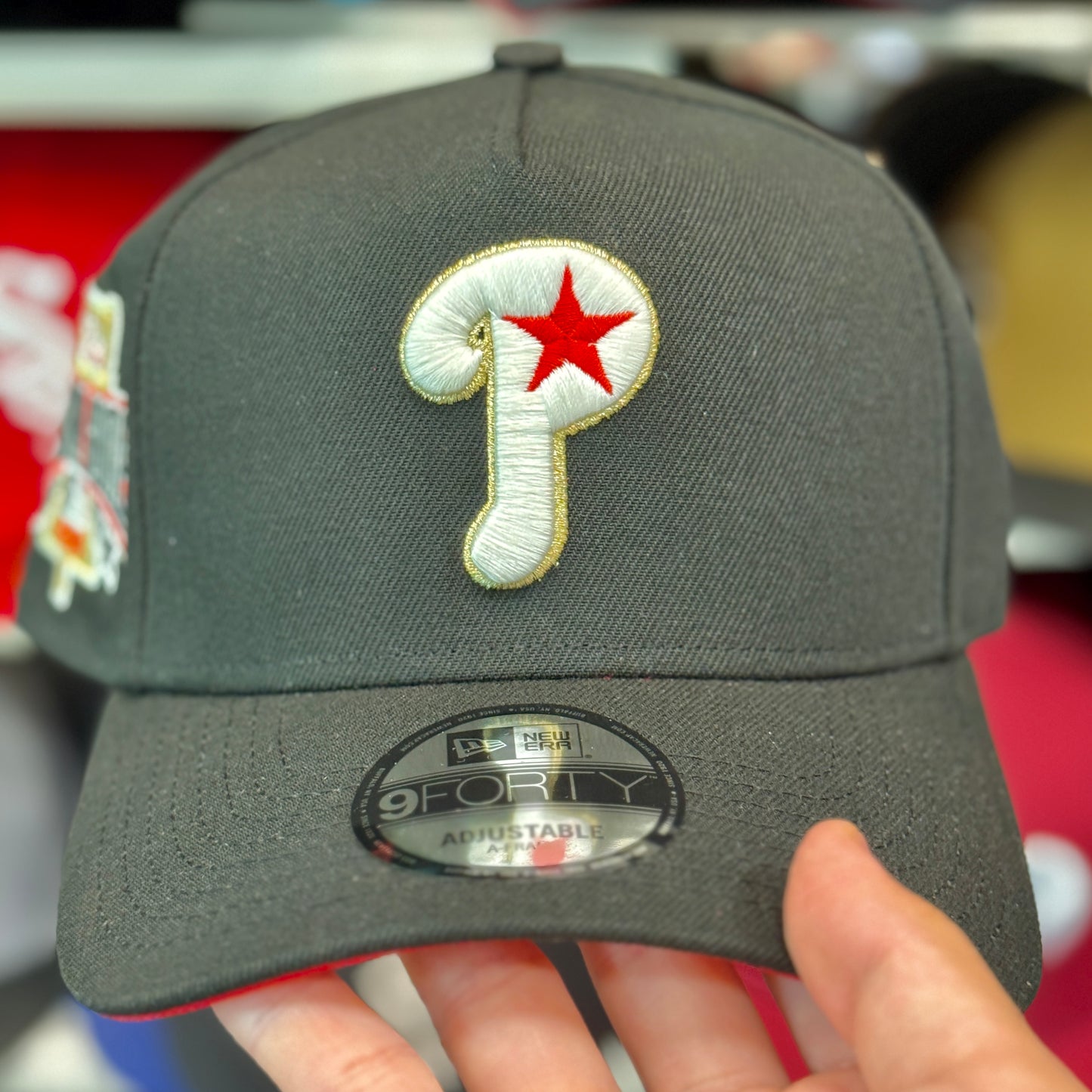 New Era Philadelphia Phillies A-Frame 'All Star Game' 9FORTY Snapback Red Under-brim