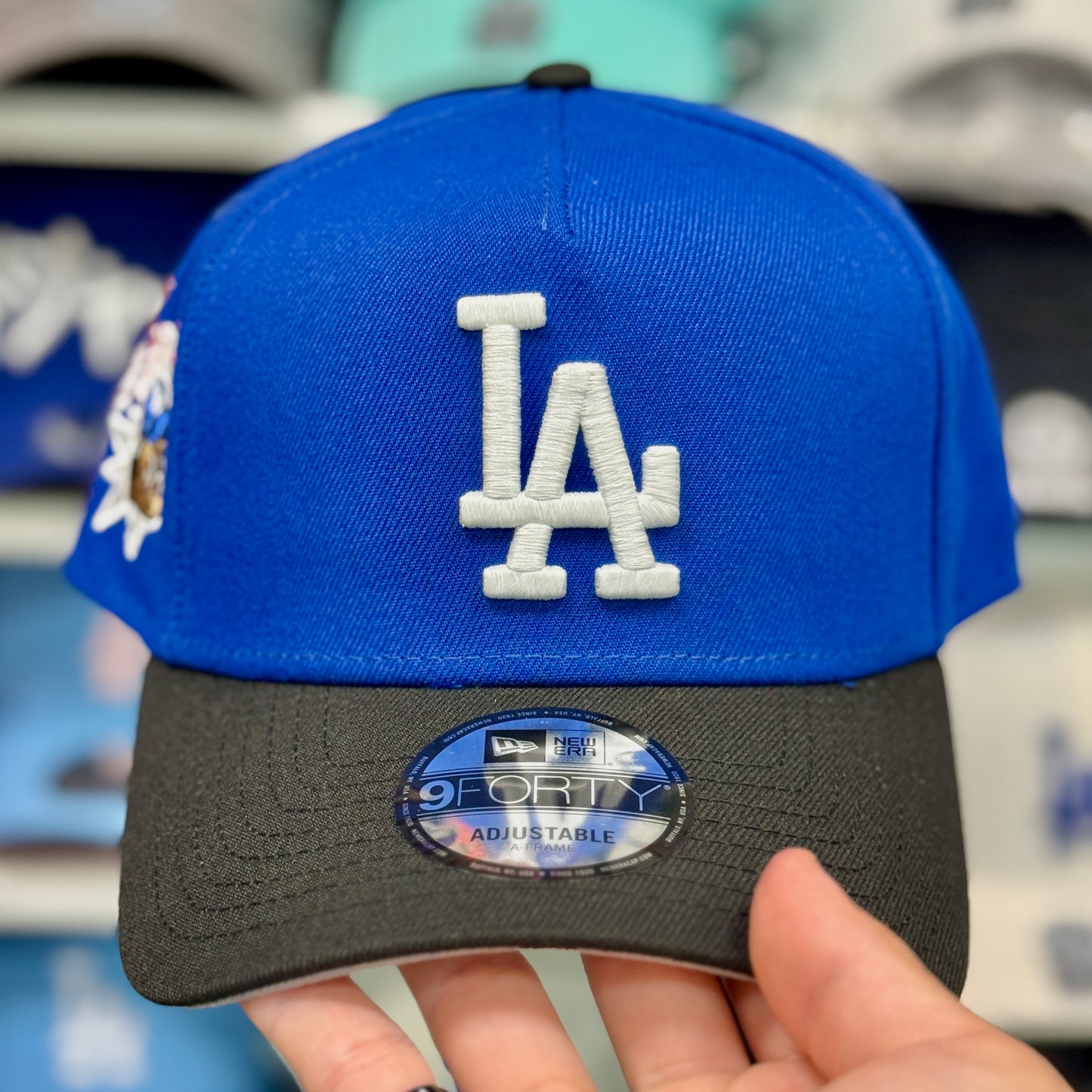 New Era LA Dodgers A-Frame Ohtani 'LA-JPN' 9FORTY Snapback Blue/Black