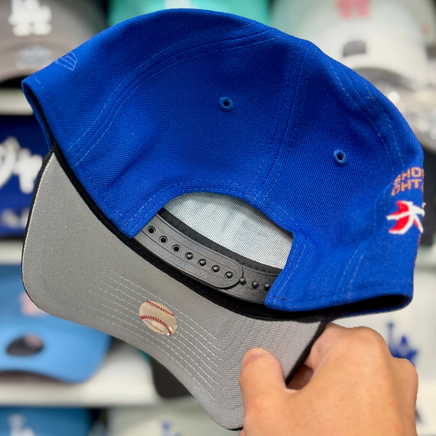 New Era LA Dodgers A-Frame Ohtani 'LA-JPN' 9FORTY Snapback Blue/Black