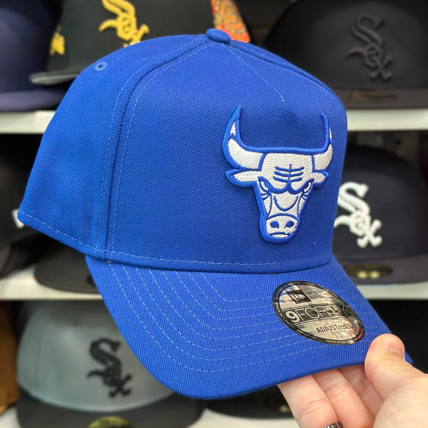 New Era Chicago Bulls A-Frame Royal Blue 9FORTY Snapback