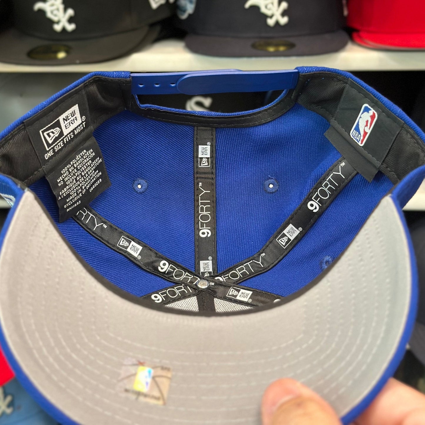 New Era Chicago Bulls A-Frame 9FORTY Snapback Royal Blue