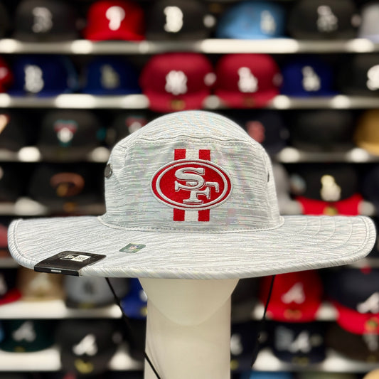 New Era San Francisco 49ers Fisherman Hat | Silver / Red Under Brim