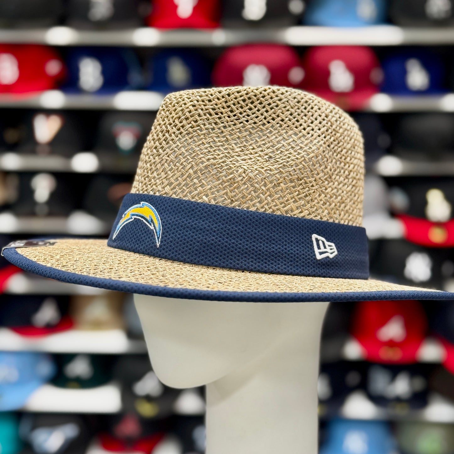 New Era Los Angeles Chargers Straw Hat
