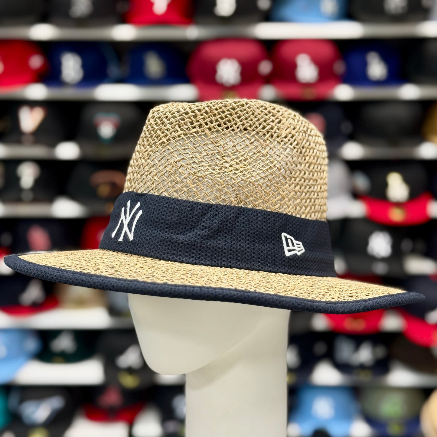 New Era New York Yankees MLB Straw Hat