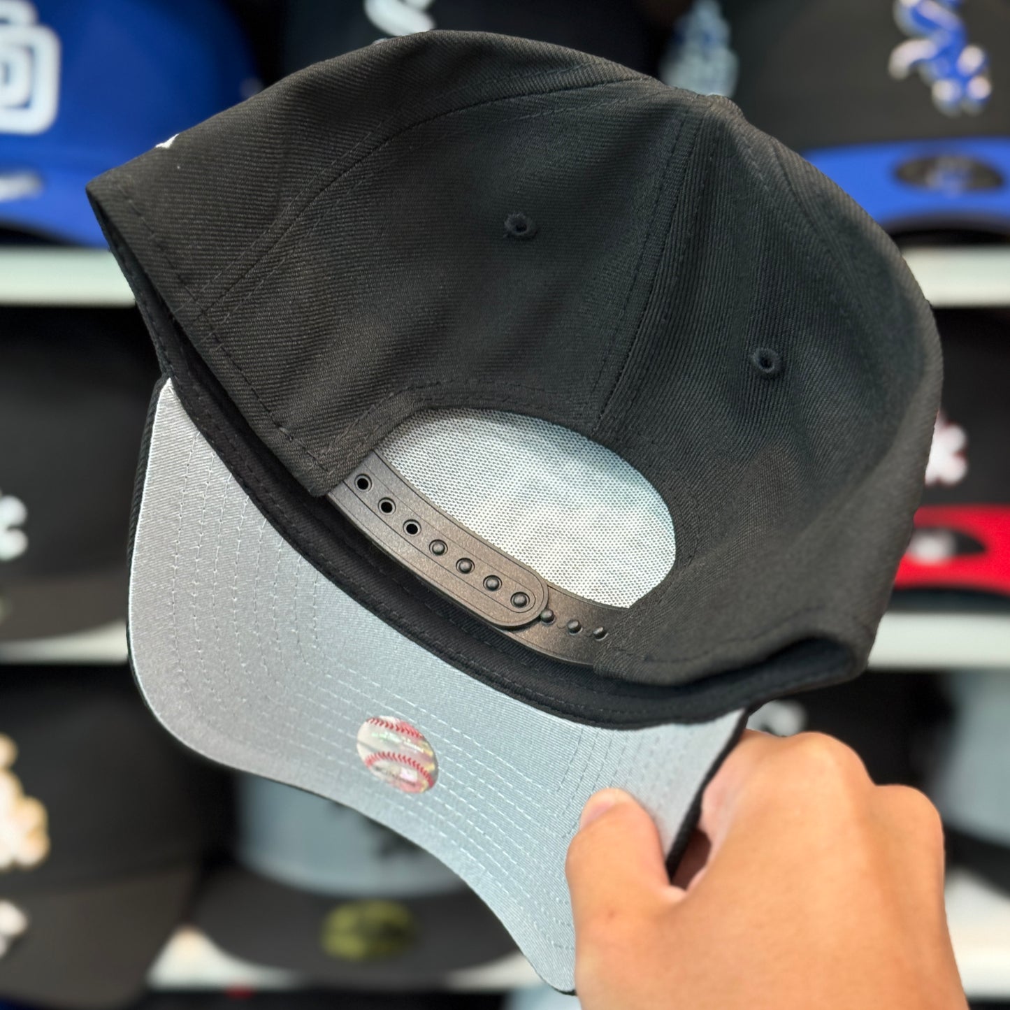 New Era San Diego Padres A-Frame 9FORTY Snapback Black