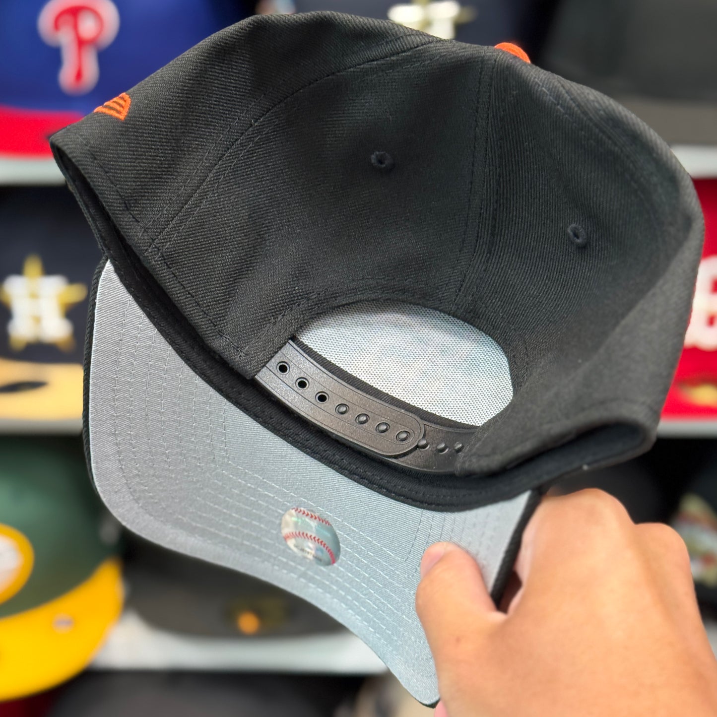New Era San Francisco Giants A-Frame Black/Orange 9FORTY Snapback