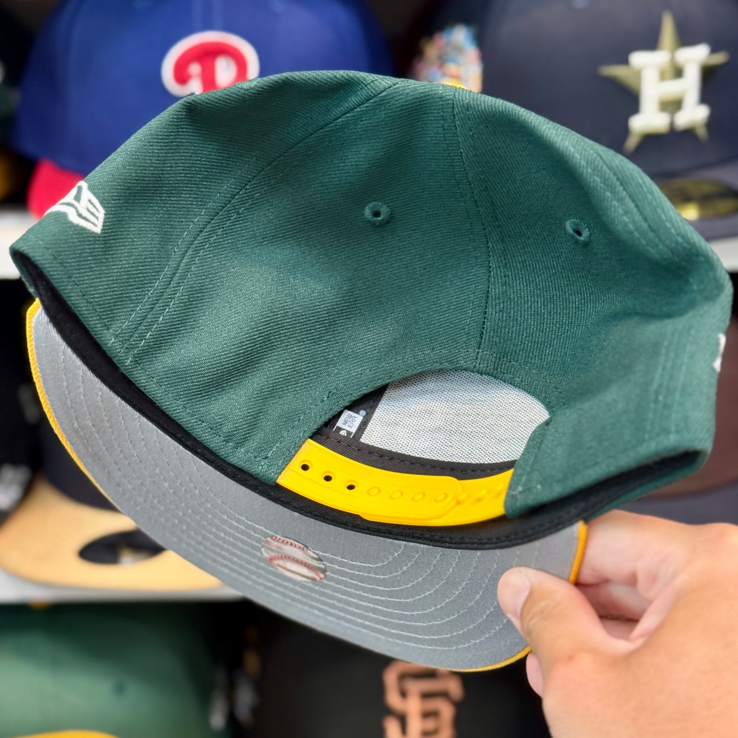 New Era Oakland Athletics Upside Down 'World Series' 9FIFTY Snapback Two-Tone