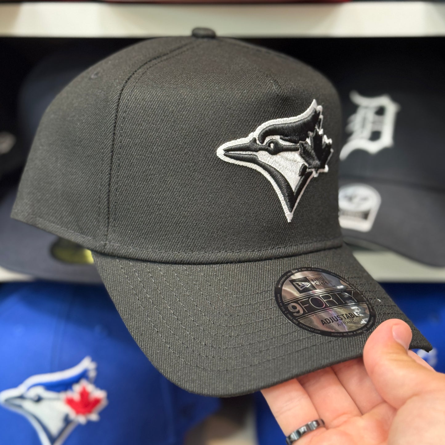 New Era Toronto Blue Jays A-Frame 9FORTY Snapback Black