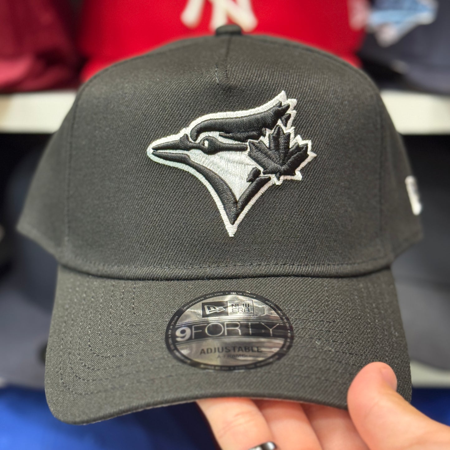 New Era Toronto Blue Jays A-Frame 9FORTY Snapback Black
