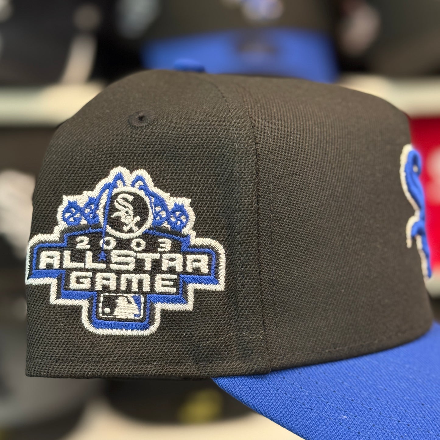 New Era Chicago White Sox '2003 All Star Game' A-Frame 9FORTY Snapback Black/Blue