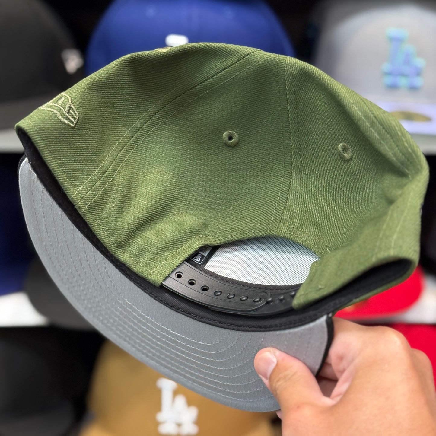 New Era Charros de Jalisco 'Campeones' 9FIFTY Snapback Olive/Black