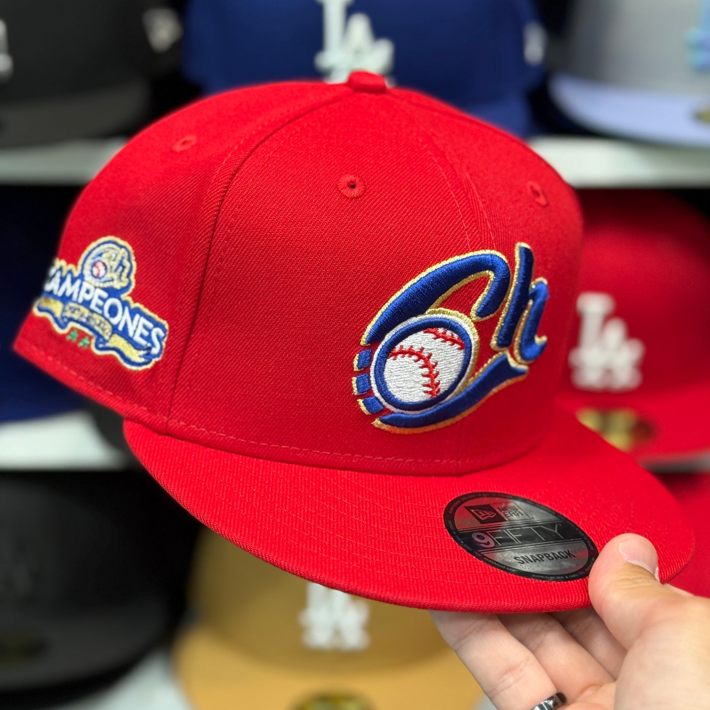 New Era Charros de Jalisco 'Campeones' 9FIFTY Snapback Red