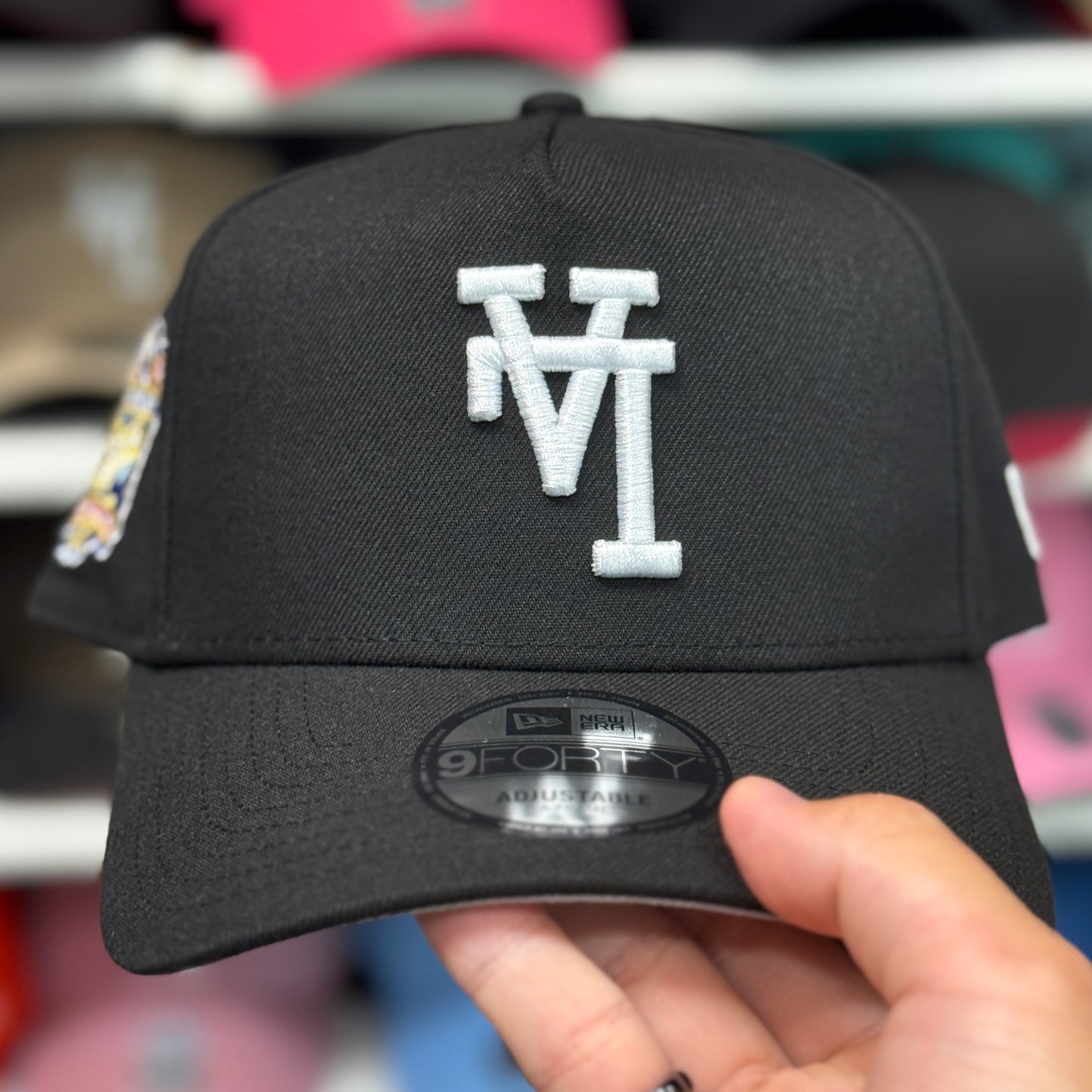 New Era Los Angeles Dodgers '40th Anniversary' Upside Down A-Frame 9FORTY Snapback Black