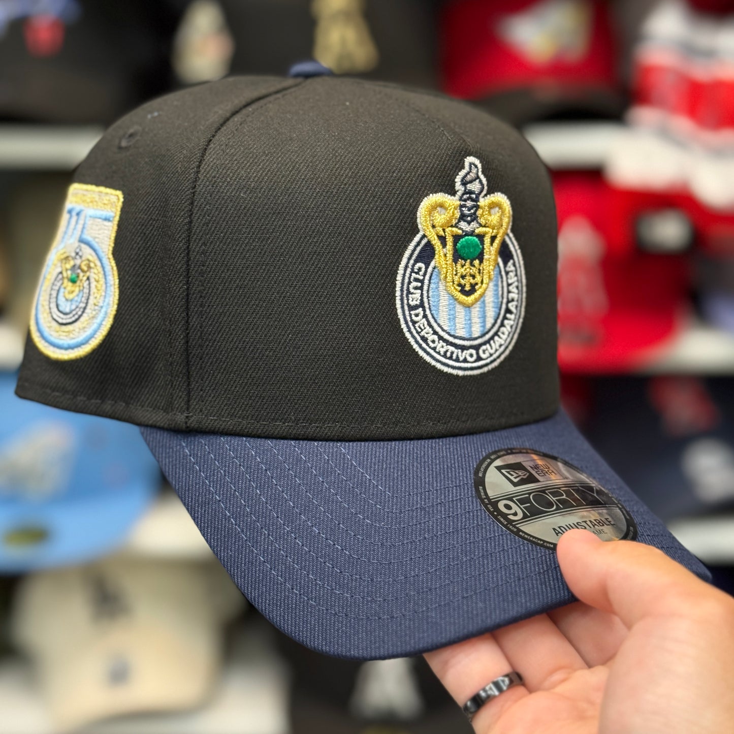 New Era C.D. Guadalajara A-Frame 9FORTY Snapback Black/Navy