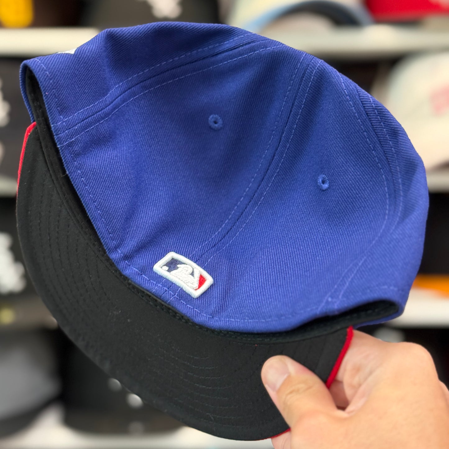 New Era Philadelphia Phillies Blue/Red 59FIFTY Fitted Hat - Product Image