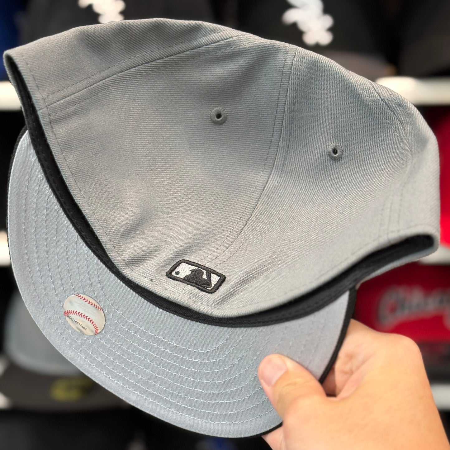 New Era Chicago White Sox Gray/Black 59FIFTY Fitted Hat - Product Image