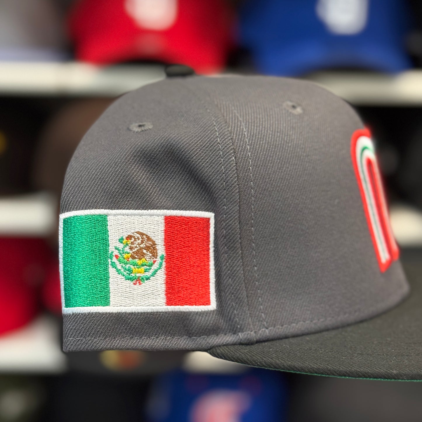 New Era Mexico WBC World Baseball Classic 9FIFTY Snapback Gray/Black - Blue Under Brim