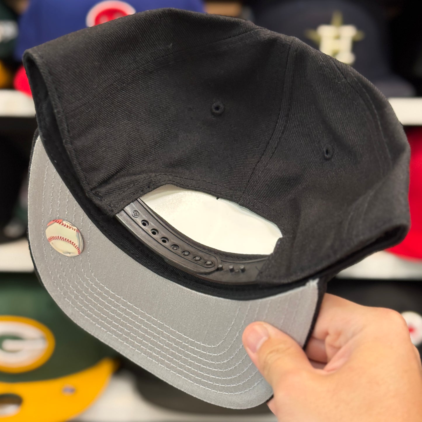 Kansas City Royals Black/White '47 Brand Snapback - Product Image