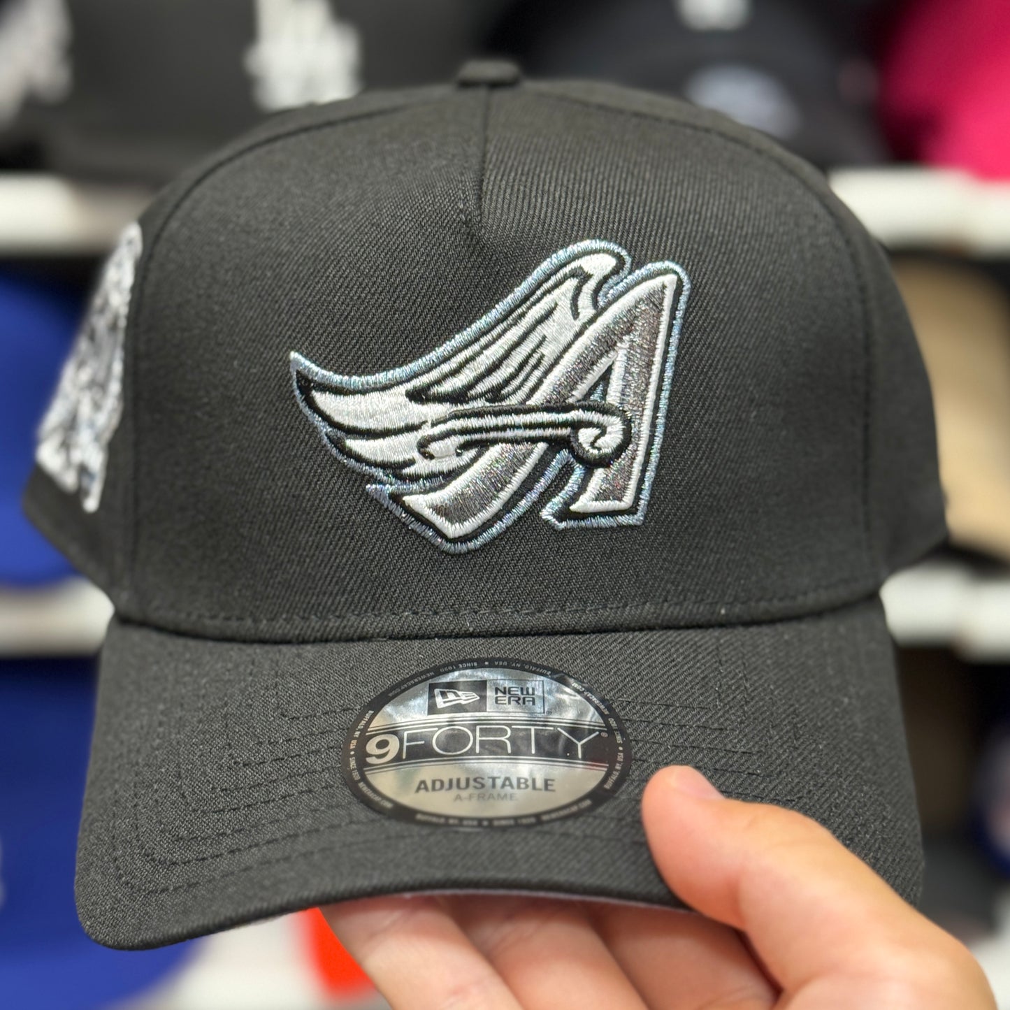 New Era Los Angeles Angels '50th Anniversary' A-Frame 9FORTY Snapback Blue Under-Brim