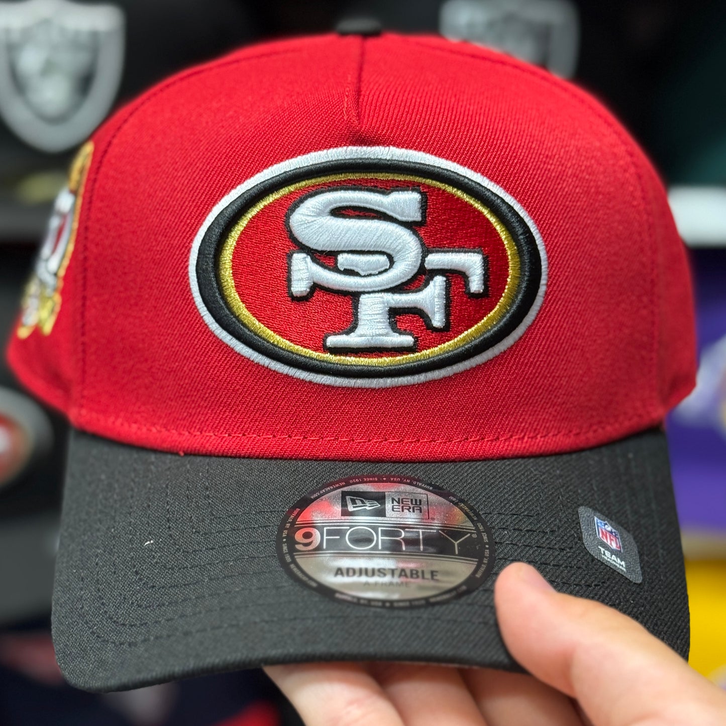 New Era San Francisco 49ers '60 Seasons' A-Frame 9FORTY Snapback Red/Black