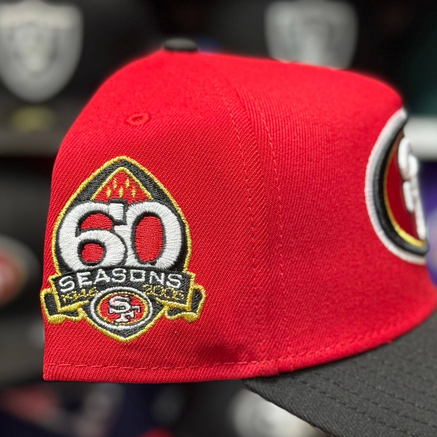 New Era San Francisco 49ers '60 Seasons' A-Frame 9FORTY Snapback Red/Black