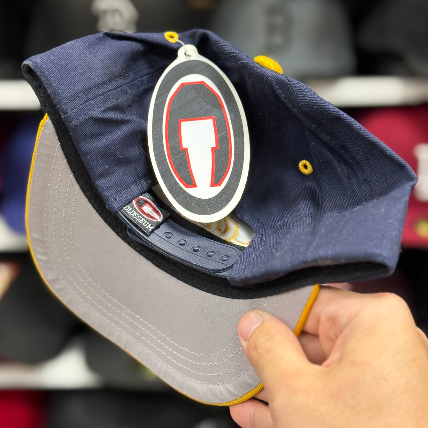 Youth Cal Berkeley Navy/Yellow Snapback - Product Image