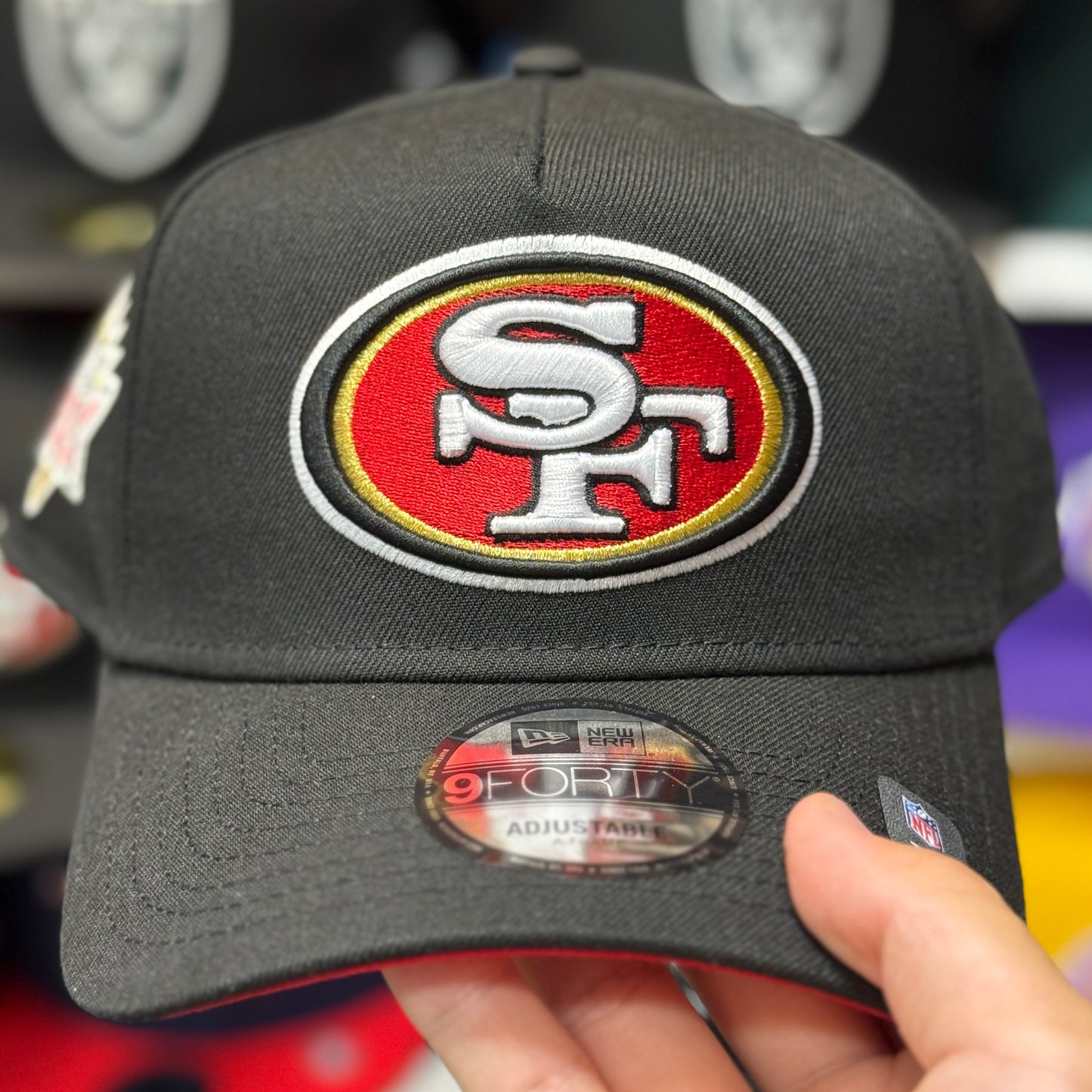 New Era San Francisco 49ers 'Super Bowl XXIX' A-Frame 9FORTY Snapback Black