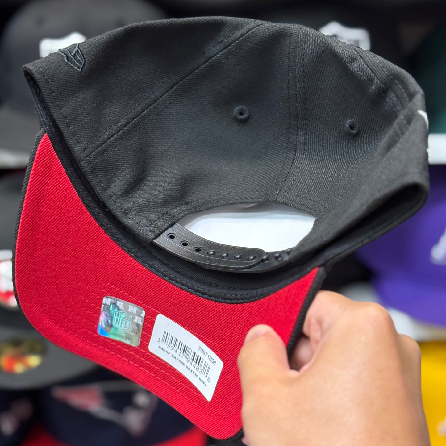 New Era San Francisco 49ers 'Super Bowl XXIX' A-Frame 9FORTY Snapback Black