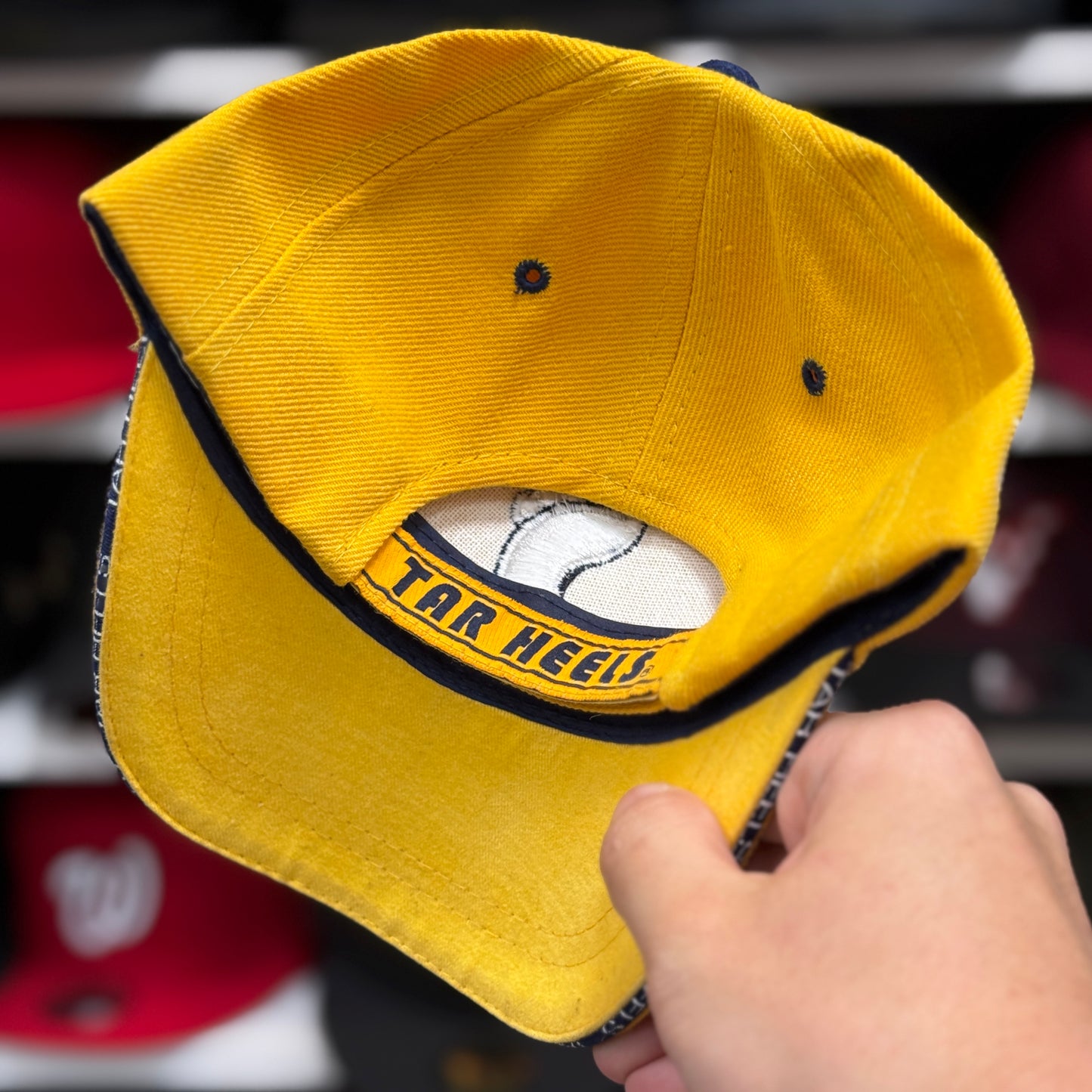 Youth UNC Tar Heels Yellow Baseball Cap - Product Image