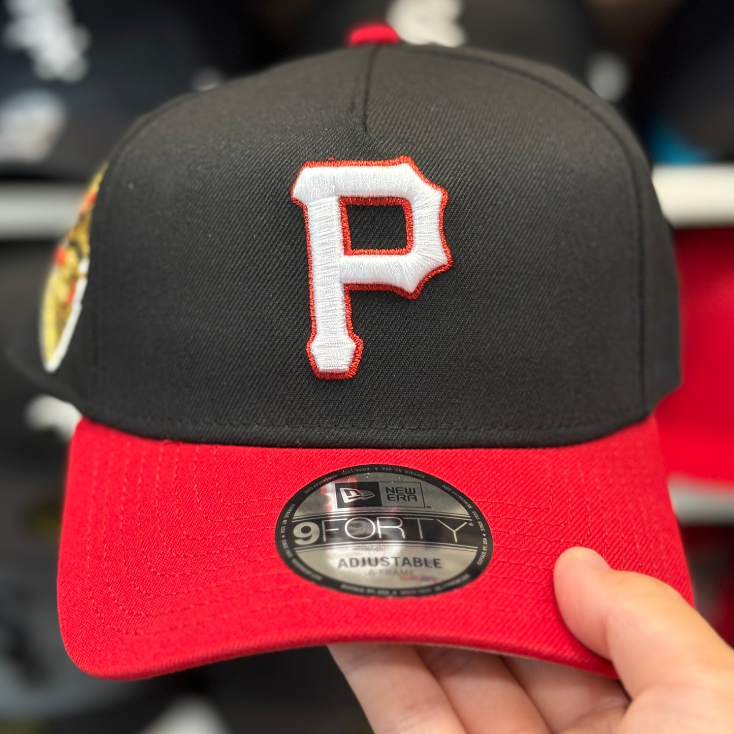New Era Pittsburgh Pirates '1959 All Star Game' A-Frame 9FORTY Snapback Black/Red