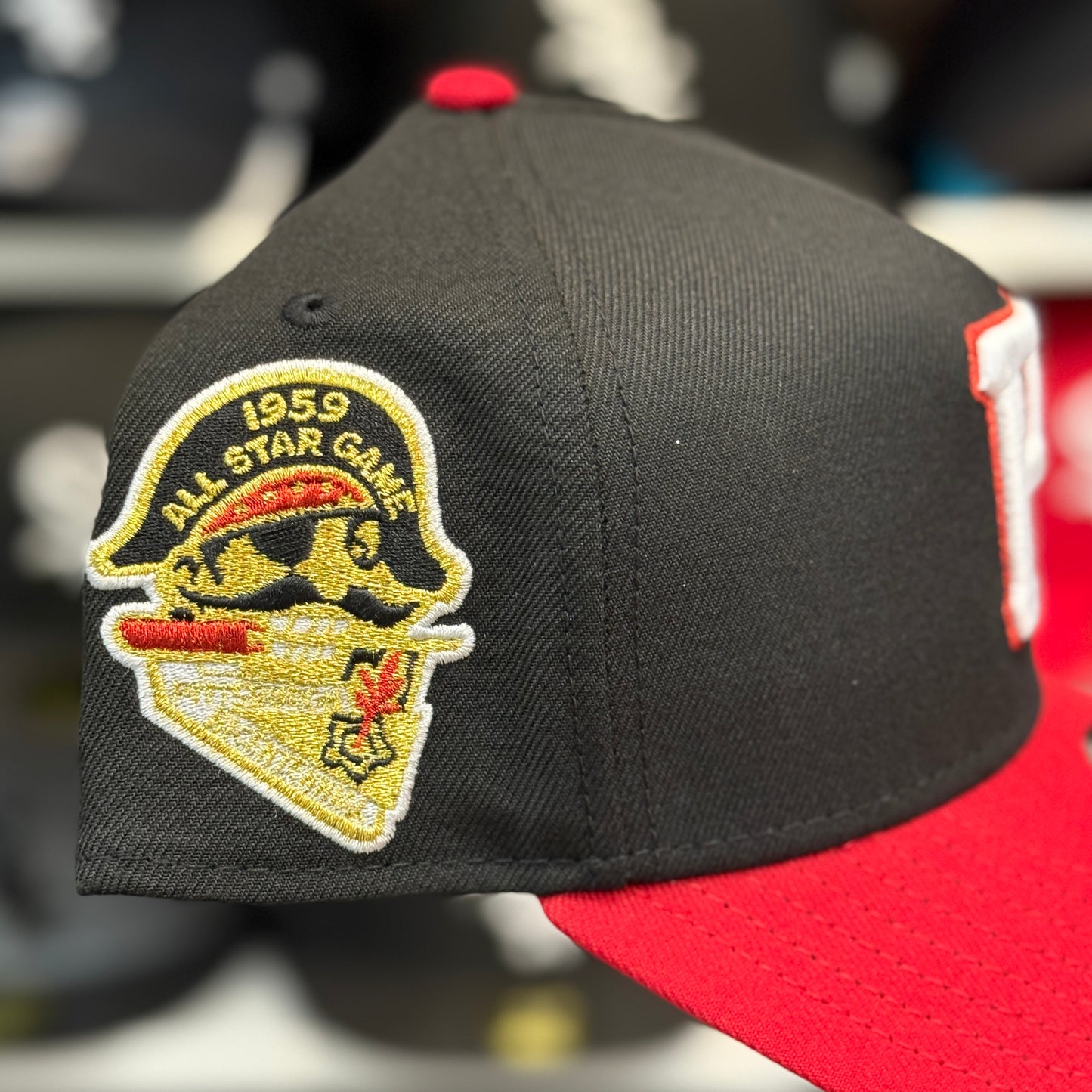 New Era Pittsburgh Pirates '1959 All Star Game' A-Frame 9FORTY Snapback Black/Red
